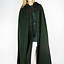 Embroidered cloak Damia with fibula, green - Celtic Webmerchant