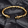 pulsera de vikingo con cabezas de lobo - Celtic Webmerchant