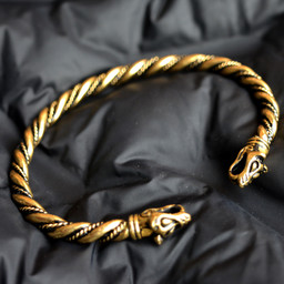 Viking armband med varghuvuden - Celtic Webmerchant