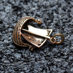 Pendentif Drakar Viking, en bronze - Celtic Webmerchant