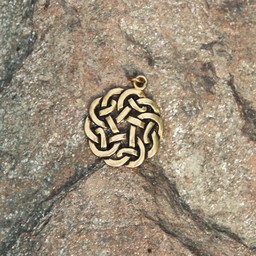 Amulet runda Celtic knot, brąz - Celtic Webmerchant