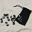 Rune sten set 25 obsidian stenar med väska - Celtic Webmerchant