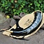 Drinking horn Odin with leather holder - Celtic Webmerchant