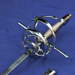 Rapier battle-ready mit Lederscheide (stumpf 3 mm) - Celtic Webmerchant