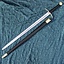 Tohånds ridder sværd kampklar med læderknold - Celtic Webmerchant