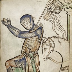 Medeltida hink hjälm Westminster Psalter - Celtic Webmerchant