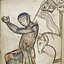 Medieval bucket helmet Westminster Psalter - Celtic Webmerchant