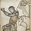 Middelalder spand hjelm Westminster Psalter - Celtic Webmerchant