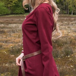 Cotehardie Christina, vinröd - Celtic Webmerchant