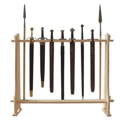 Wooden stand for swords and pole weapons - Celtic Webmerchant