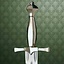 Renaissance dagger silvered - Celtic Webmerchant