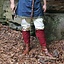 Leg wrappings Hredulf, red - Celtic Webmerchant