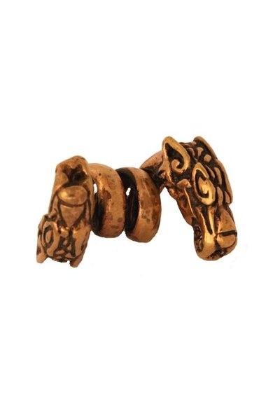 Viking beardbead mit Drachen - Celtic Webmerchant