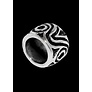 Germanic hair & beard bead silver