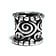 Medieval hair & beard bead silver - Celtic Webmerchant