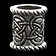 Silver Celtic beard bead - Celtic Webmerchant