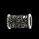 Lange Celtic Bart Perle Silber - Celtic Webmerchant