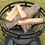Fire pit with ground plate, approx. 41 cm - Celtic Webmerchant