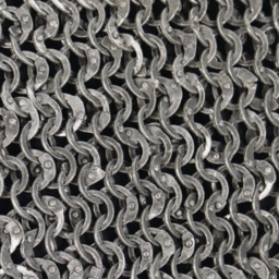 Chainmail coif sværtede aluminium nittet ringe - Celtic Webmerchant