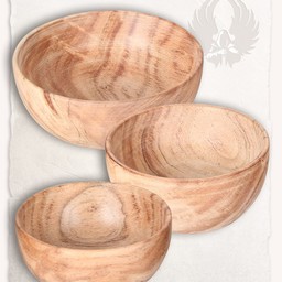 Medieval wooden bowl L - Celtic Webmerchant