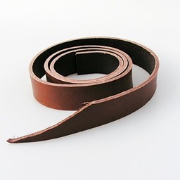 Leather belt 30 mm / 130-140 cm brown - Celtic Webmerchant