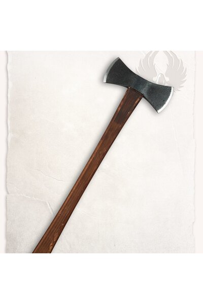 hacha doble de Viking, battle-ready (desafilado) - Celtic Webmerchant