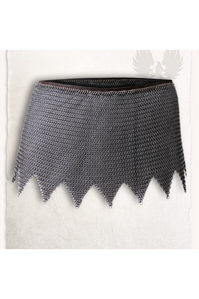 Cota de malla falda de Richard, acero suave, a tope - Celtic Webmerchant