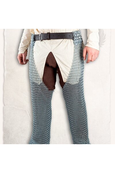Chainmail chausses Richard, hopfogade runda ringar - Celtic Webmerchant
