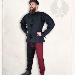 15. Jahrhundert gambeson Aulber, schwarze Leinwand - Celtic Webmerchant