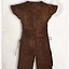 Suede leather gambeson Brandon brown - Celtic Webmerchant