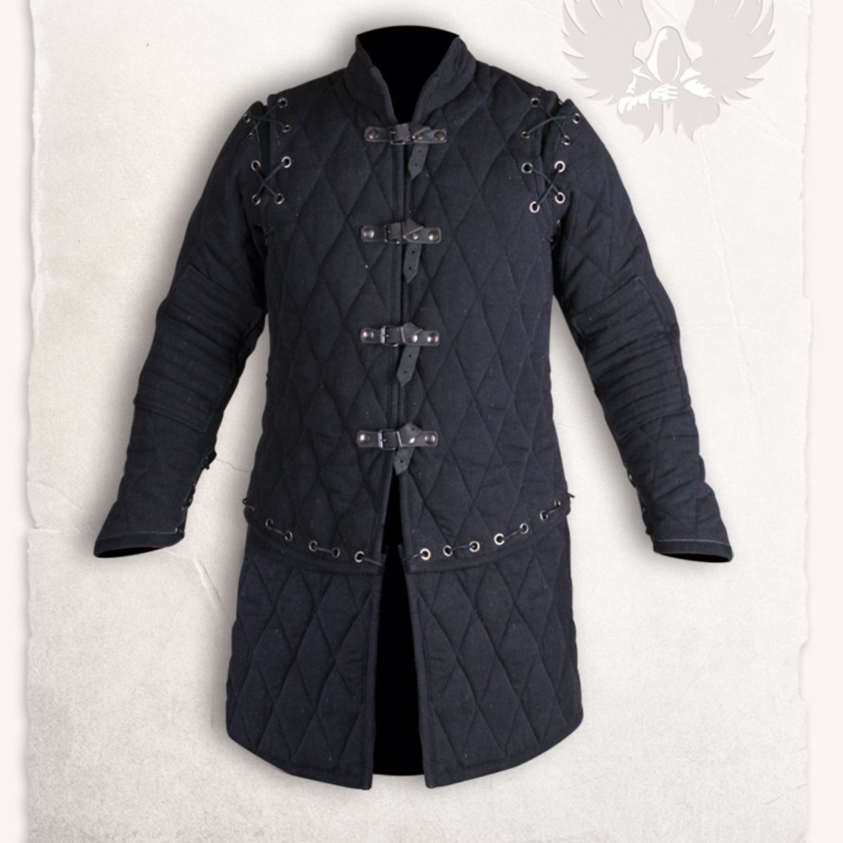 Mytholon medieval gambeson Arthur complete set black
