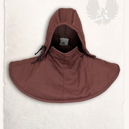 Gambeson hood and collar Aulber brown - Celtic Webmerchant