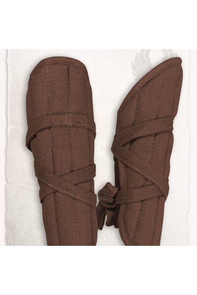 Gambeson bracers Farald brun - Celtic Webmerchant