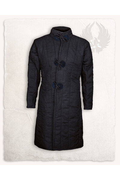 Gambeson medievale Shapur nero - Celtic Webmerchant