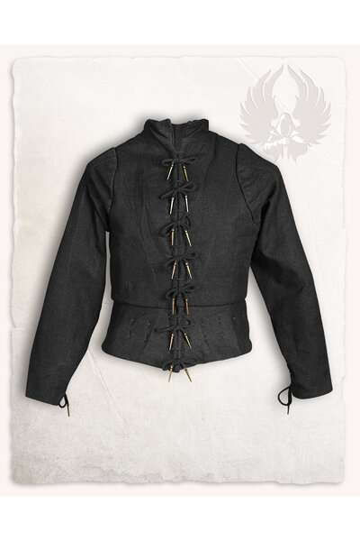 Tudor gambeson nero - Celtic Webmerchant