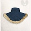 Gambeson collar Nimue wool blue - Celtic Webmerchant