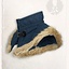 Gambeson Kragen Nimue Wolle blau - Celtic Webmerchant