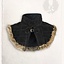 Gambesón collar de cuero negro de gamuza Nimué - Celtic Webmerchant