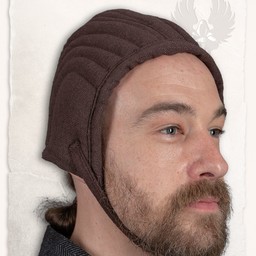 Armer cap gambison Leopold toile de coton marron - Celtic Webmerchant