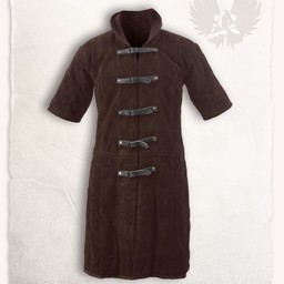 Gambeson in pelle Leopold marrone - Celtic Webmerchant