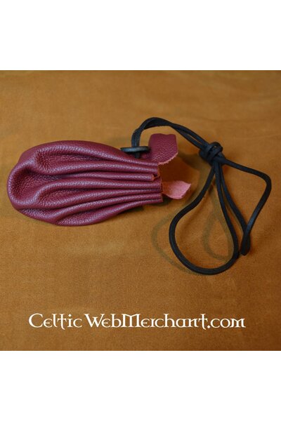 Pochette in pelle morbida, rosso - Celtic Webmerchant