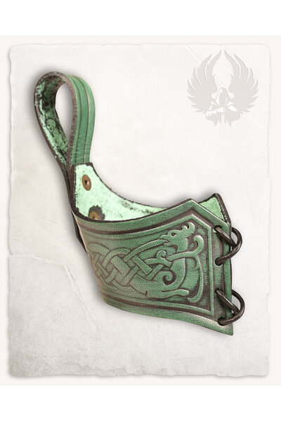 Porta corno Castagir verde - Celtic Webmerchant