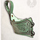 Mytholon Drinking horn belt holder Castagir green - Celtic Webmerchant