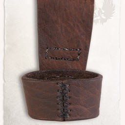 Drinking horn belt holder Louis brown - Celtic Webmerchant