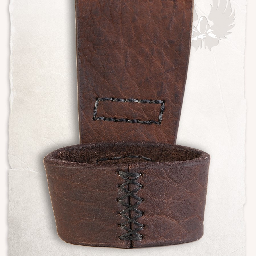 Mytholon Drinking horn belt holder Louis brown