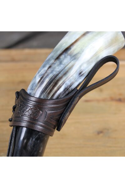 Uchwyt na rogi do picia Castagir brazowy - Celtic Webmerchant