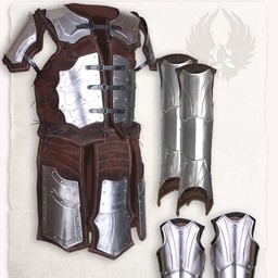 Ensemble complet d'armure en cuir Brigandine Fafnir - Celtic Webmerchant