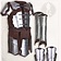 Mytholon Leather armor brigandine Fafnir complete set - Celtic Webmerchant