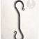 Mytholon Hand-forged S-hook Gudrun large - Celtic Webmerchant