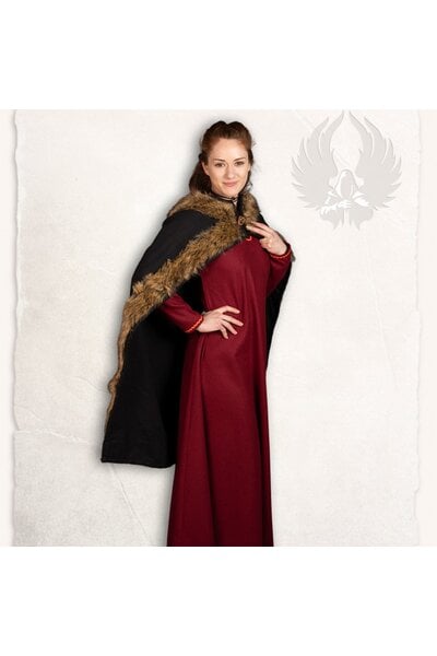 Viking cloak Bjorn black - Celtic Webmerchant